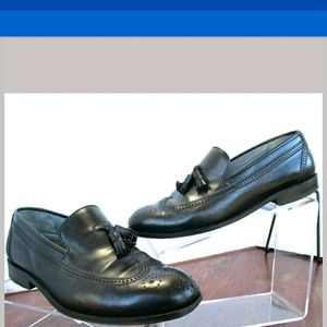 Givenchy, Italian mens toe cap shoes, Black,US 7.5